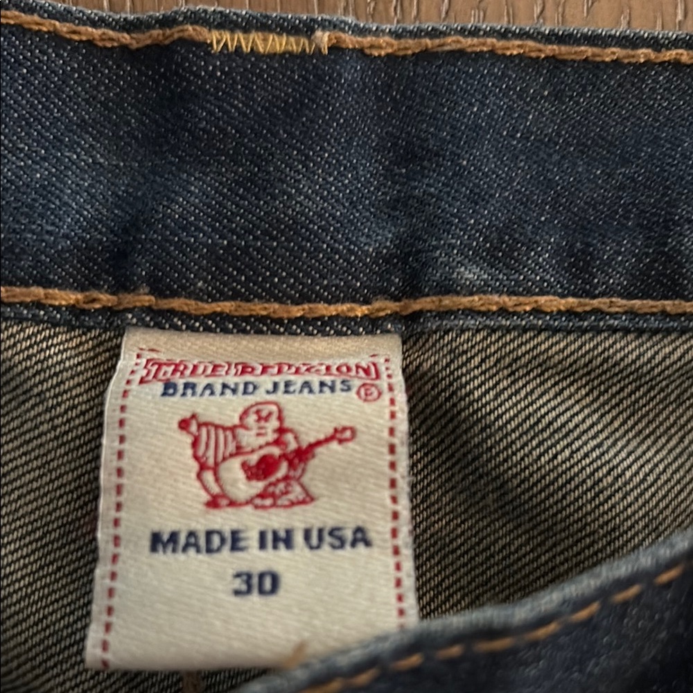 True Religion Blue Jean Shorts - Picture 2 of 11